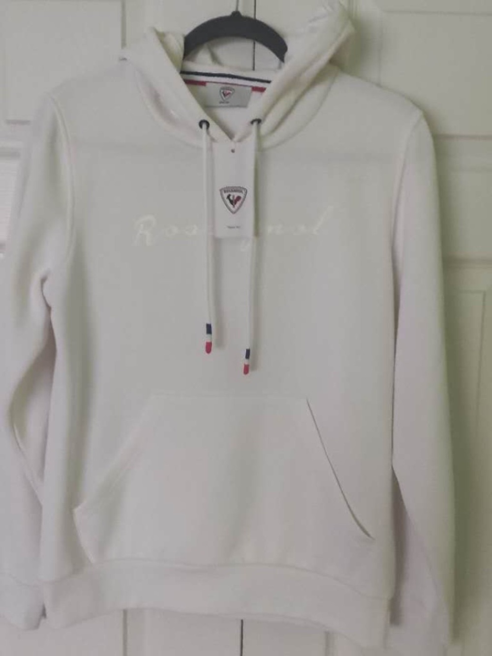 Brand New Rossignol Women’s White Logo Cotton Hoodie Size M NWT Ski Brand